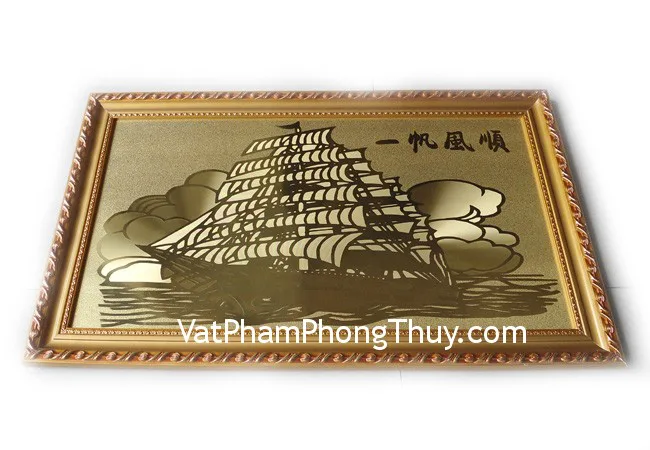 Tranh đồng Thuận Buồm Xuôi Gió FTD10