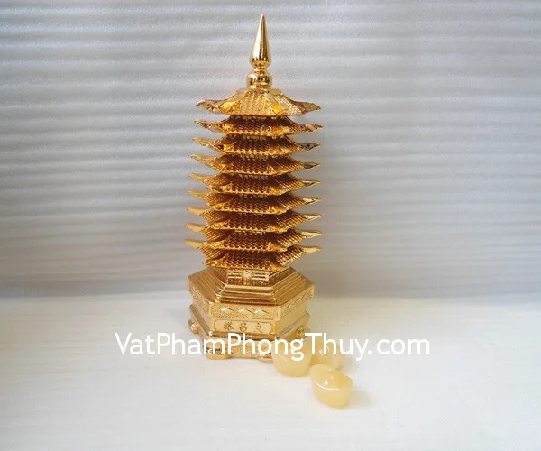 Tháp văn xương vàng 9 tầng - tháp văn xương H500G