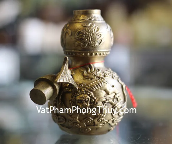 Hồ lô khắc kỳ lân D261