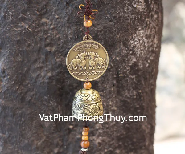 Chuông gió đồng linh vật tỳ hưu CG1272