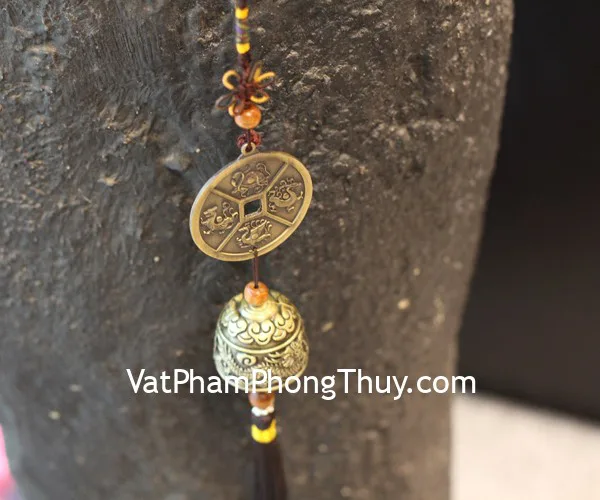 Chuông gió đồng linh vật tứ linh CG1267