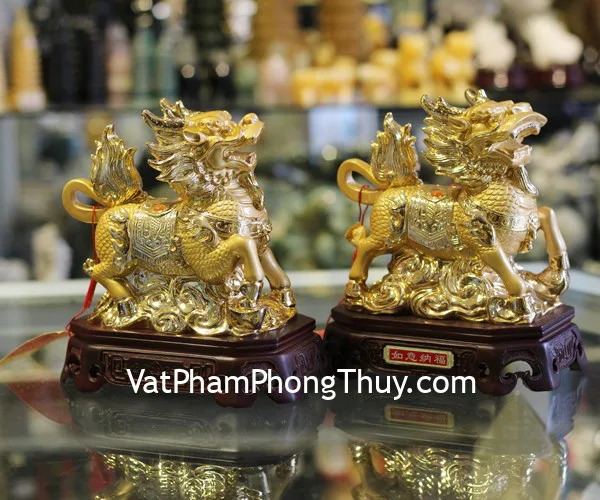 Kỳ lân vàng - như ý nạp phúc, trường thụy chiêu tài FH458G