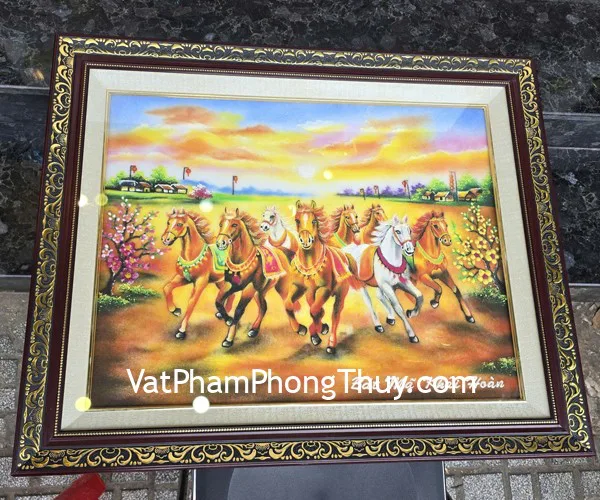 Tranh Bát Mã Khải Hoàn NGUA2610