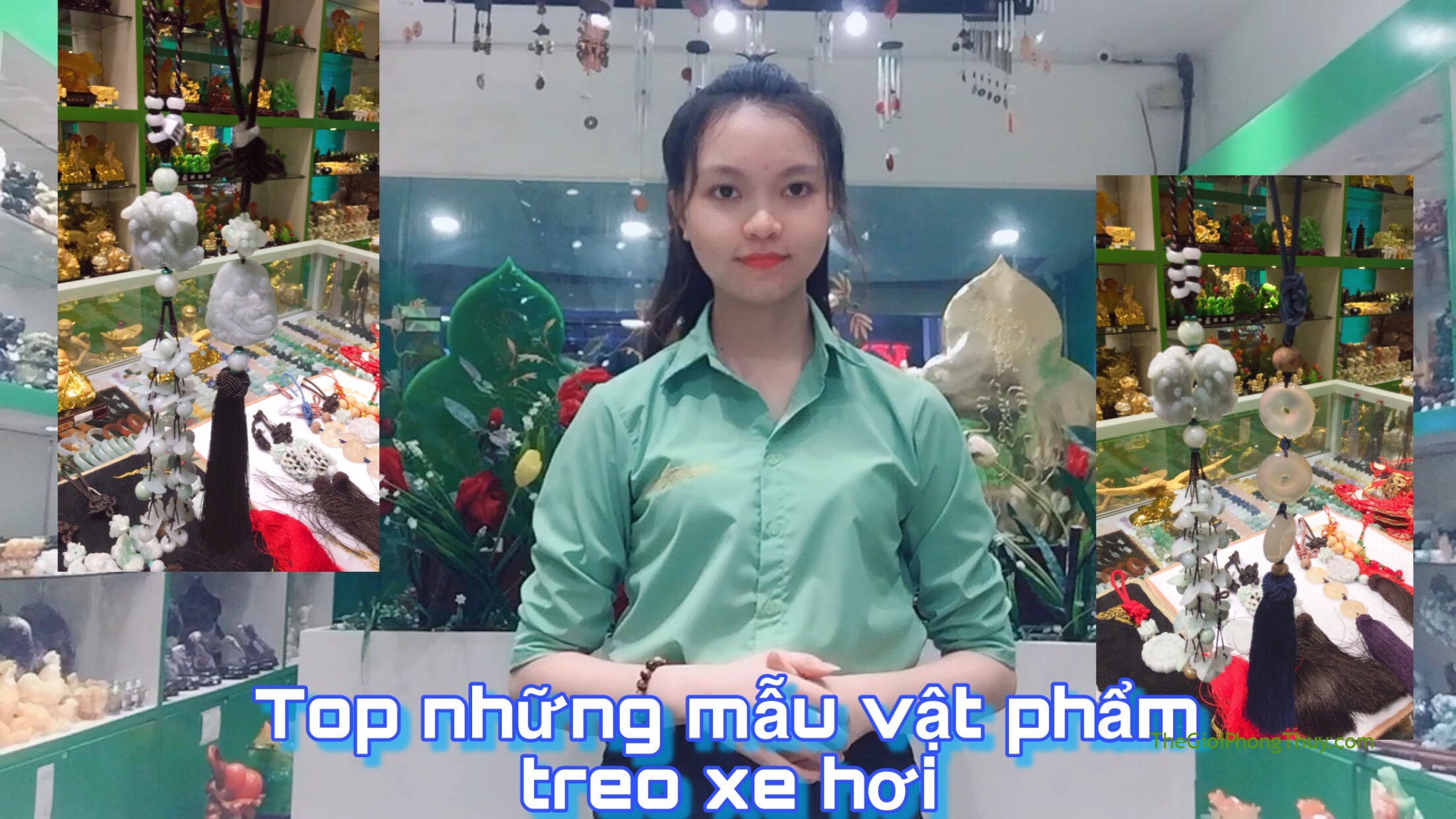 Ngọc bội treo trong xe hơi - vật phẩm phong thủy xe hơi giúp mang lại may mắn#31