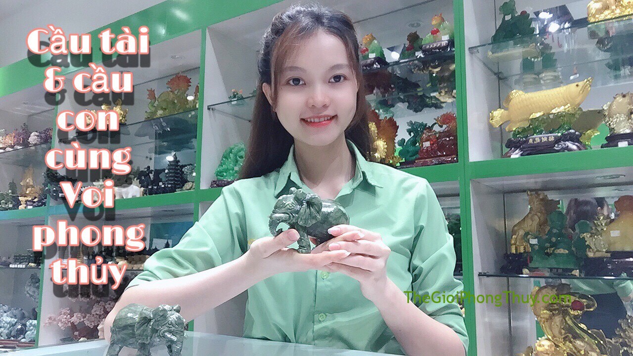 Cầu tài lộc & Cầu con cái cùng VOI phong thủy | 75