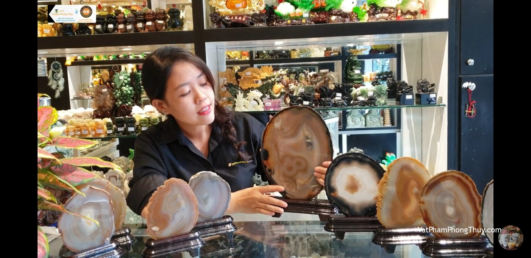 Lát đá mã não phong thủy - Tưởng không mạnh ai ngờ mạnh không tưởng - Hút trọn may mắn - [Tỉ Tỉ Chuyện Phon Thủy]