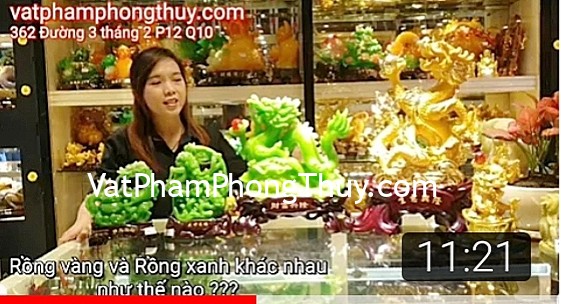 Rồng xanh và Rồng vàng trong phong thủy khác nhau như thế nào ???