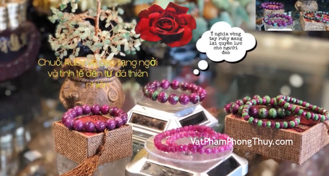 Vòng Tay Ruby Vẻ Đẹp Rạng Ngời Và Quyền Lực Đến Từ Thiên Nhiên [ Trang sức đá quý Quang Trung ]