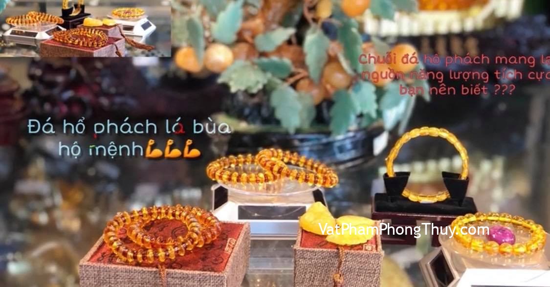 [ Video] Chuỗi hổ phách lá bùa hộ mệnh cho người mệnh Thổ và Kim [ Trang sức đá quý Quang Trung ]
