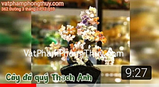Quà tặng phong thủy ngày tết - Cây đá quý #3