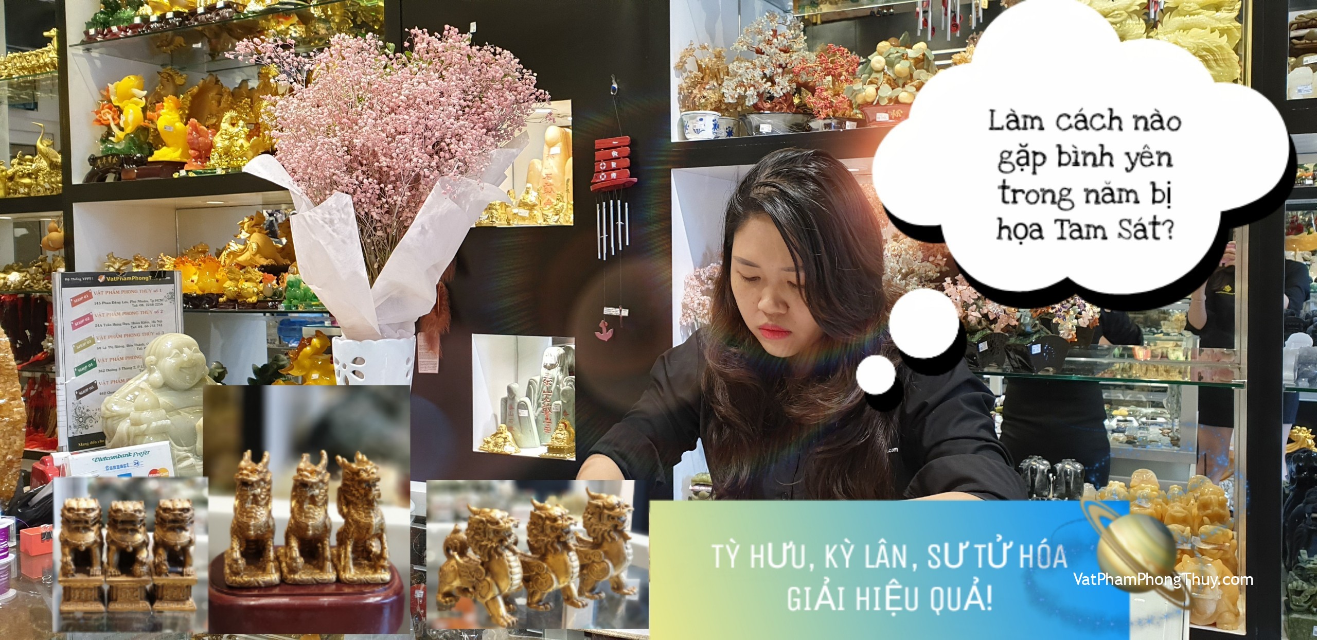 Cuộc sống bình yên nhờ giải trừ họa Tam sát năm Kỷ Hợi 2019 - Ep24 [Tỉ Tỉ Chuyện Phong Thủy]