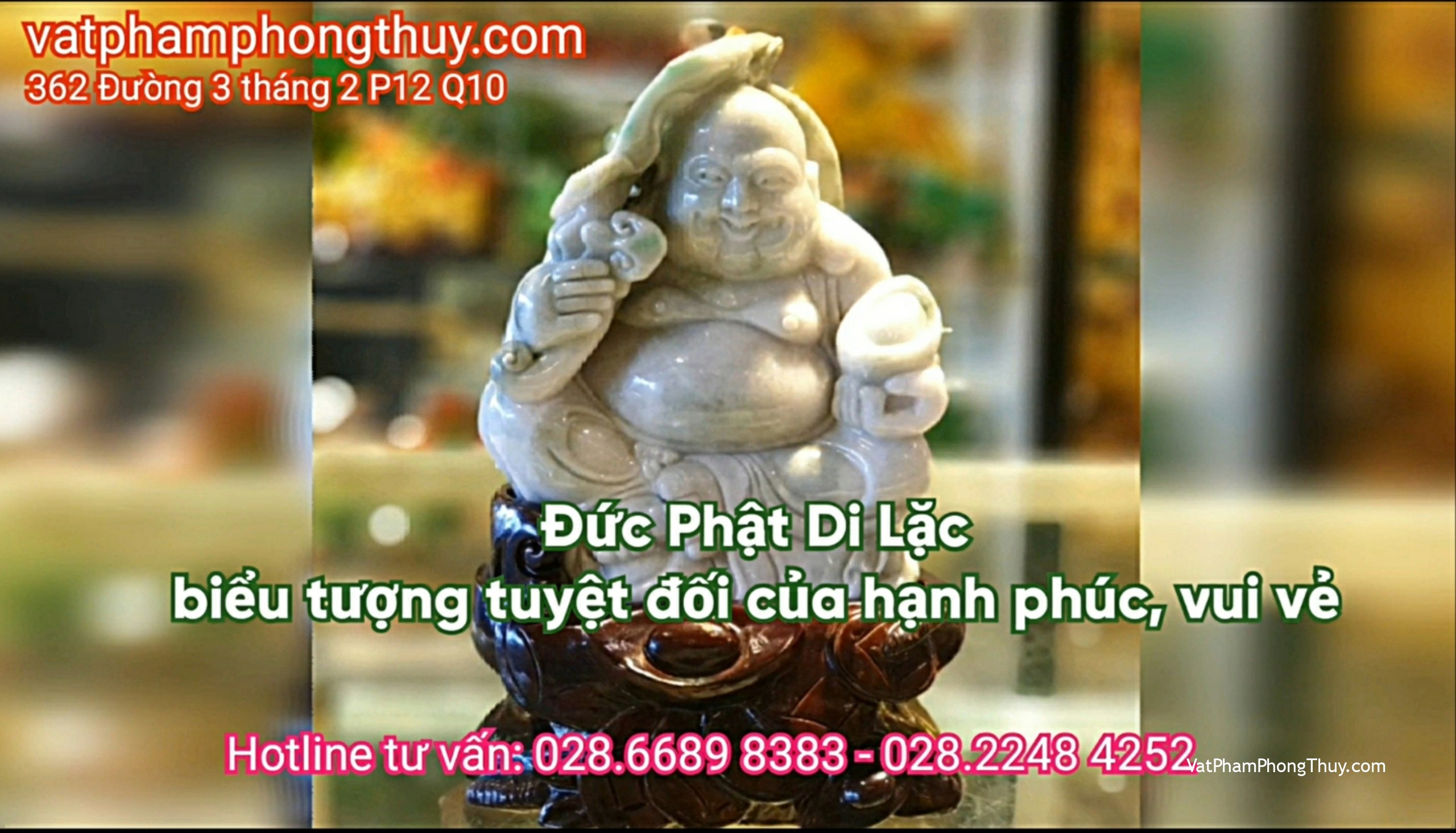 Phật Di Lặc - biểu tượng tuyệt đối hạnh phúc vui vẻ