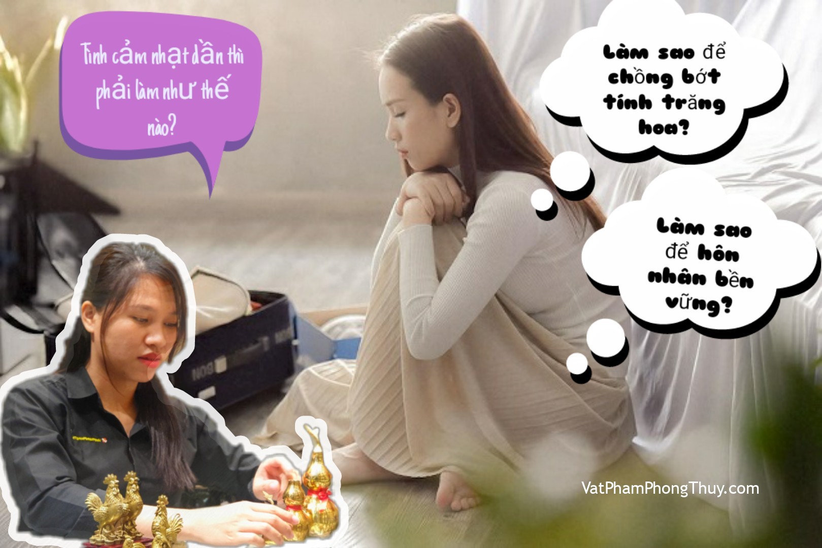 Làm cách nào hóa giải tính trăng hoa của người chồng hay vợ? Ep 66 [Tỉ Tỉ Chuyện Phong Thủy]