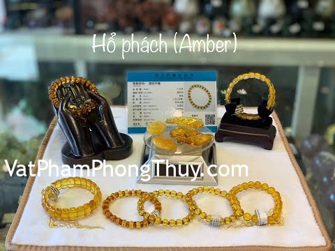 -Vật phẩm phong thuỷ- Hổ phách lá bùa hộ mệnh cho sức khoẻ !!!
