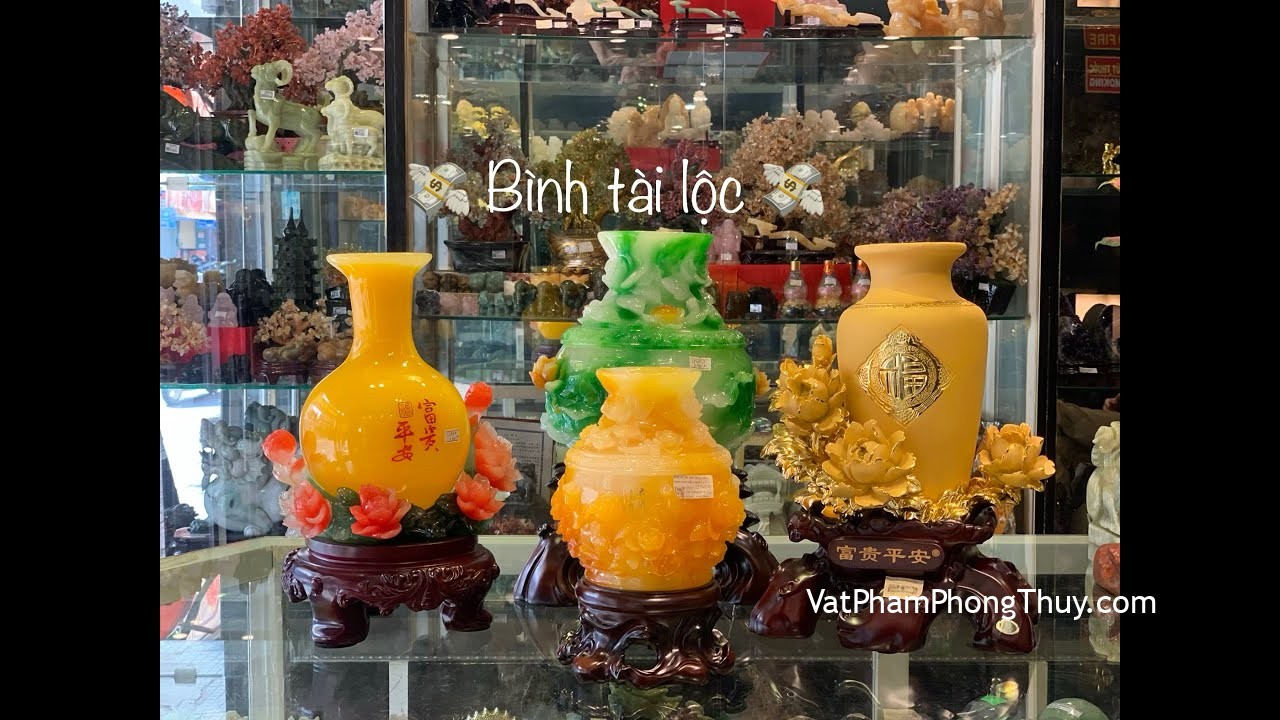 - Vật phẩm phong thuỷ - Bình tài lộc - Hút tài tụ lộc !!!