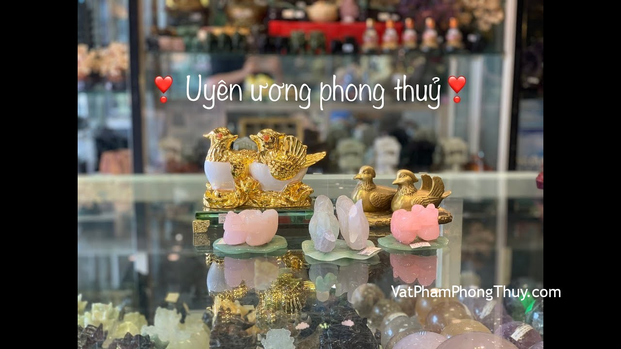 -Vật phẩm phong thuỷ- Uyên ương - uyên ương giỡn nước, vợ chồng đồng tâm ❤️❤️❤️