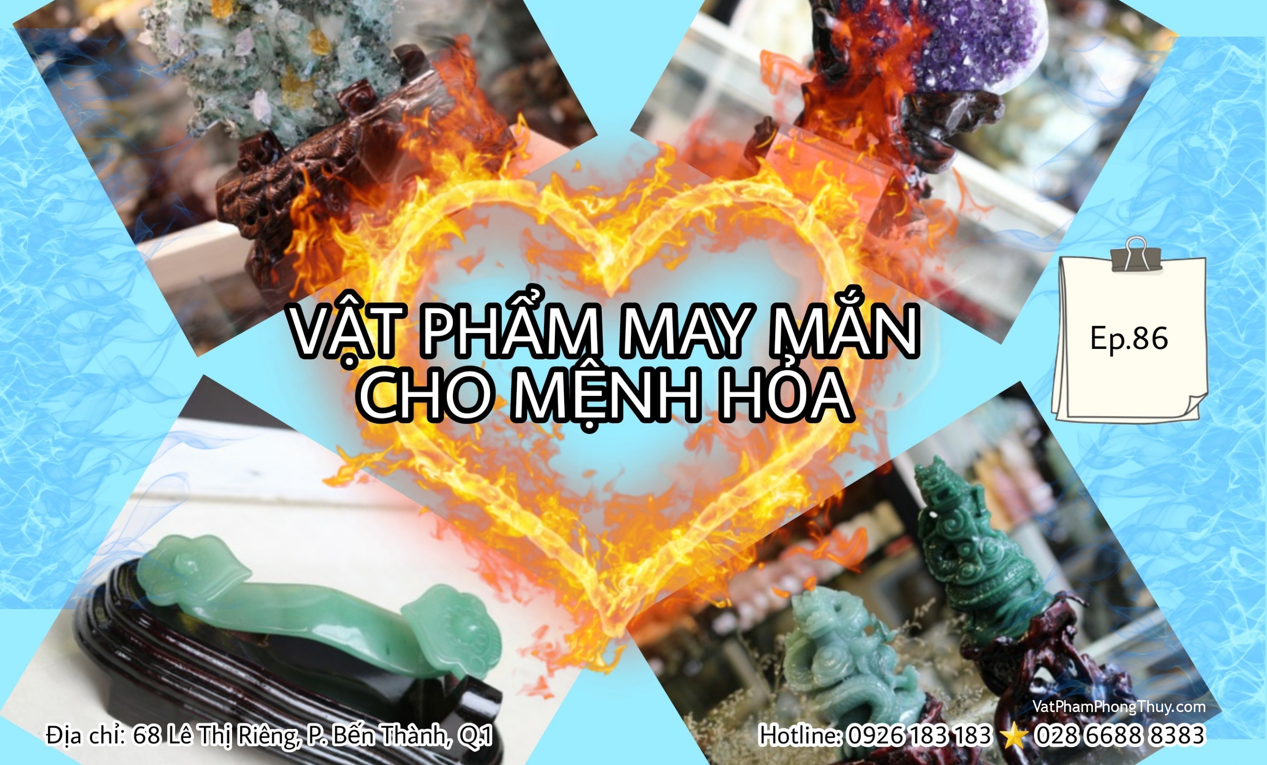 Ep86- Vật Phẩm Phong Thủy đặt bàn làm việc thu hút vận may và hóa giải xui rủi cho người mệnh Hỏa [Tỉ Tỉ Chuyện Phong Thủy]